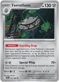 Ferrothorn - ME04: Chaos Rising (CRI) #063/086 - Uncommon Pokémon Trading Card