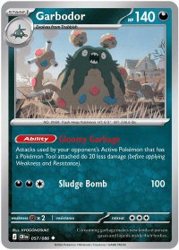 Garbodor - ME04: Chaos Rising (CRI) #057/086 - Uncommon Pokémon Trading Card
