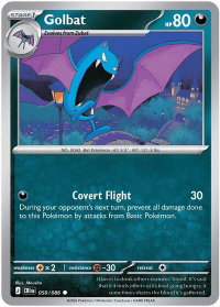 Golbat - ME04: Chaos Rising (CRI) #050/086 - Common Pokémon Trading Card