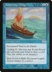 Lingering Mirage - Urza's Saga (USG) #84 - Uncommon Magic: The Gathering Trading Card