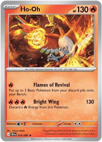 Ho-Oh - ME04: Chaos Rising (CRI) #010/086 - Rare Pokémon Trading Card