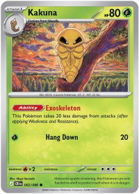 Kakuna - ME04: Chaos Rising (CRI) #002/086 - Common Pokémon Trading Card