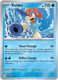 Keldeo - ME04: Chaos Rising (CRI) #019/086 - Rare Pokémon Trading Card
