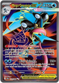 Mega Greninja ex - 100/086 - ME04: Chaos Rising (CRI) #100/086 - Ultra Rare Pokémon Trading Card