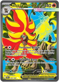 Mega Pyroar ex - 099/086 - ME04: Chaos Rising (CRI) #099/086 - Ultra Rare Pokémon Trading Card