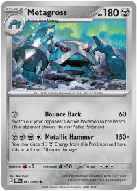 Metagross - ME04: Chaos Rising (CRI) #061/086 - Uncommon Pokémon Trading Card