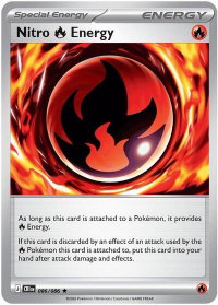 Nitro R Energy - ME04: Chaos Rising (CRI) #086/086 - Rare Pokémon Trading Card