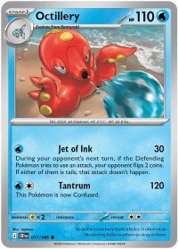 Octillery - ME04: Chaos Rising (CRI) #017/086 - Common Pokémon Trading Card