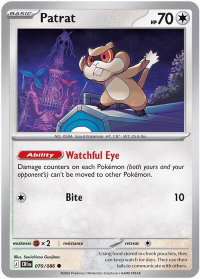 Patrat - ME04: Chaos Rising (CRI) #070/086 - Common Pokémon Trading Card
