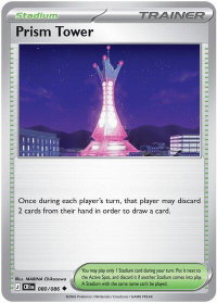 Prism Tower - 080/086 - ME04: Chaos Rising (CRI) #080/086 - Uncommon Pokémon Trading Card
