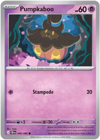 Pumpkaboo - ME04: Chaos Rising (CRI) #040/086 - Common Pokémon Trading Card