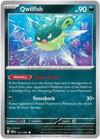 Qwilfish - ME04: Chaos Rising (CRI) #052/086 - Common Pokémon Trading Card
