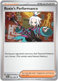 Roxie's Performance - 081/086 - ME04: Chaos Rising (CRI) #081/086 - Uncommon Pokémon Trading Card