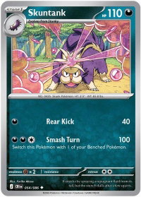 Skuntank - ME04: Chaos Rising (CRI) #054/086 - Uncommon Pokémon Trading Card