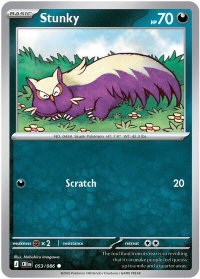 Stunky - ME04: Chaos Rising (CRI) #053/086 - Common Pokémon Trading Card