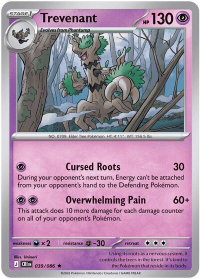 Trevenant - ME04: Chaos Rising (CRI) #039/086 - Rare Pokémon Trading Card