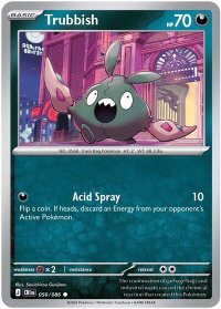 Trubbish - ME04: Chaos Rising (CRI) #056/086 - Common Pokémon Trading Card