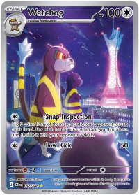 Watchog - 097/086 - ME04: Chaos Rising (CRI) #097/086 - Illustration Rare Pokémon Trading Card