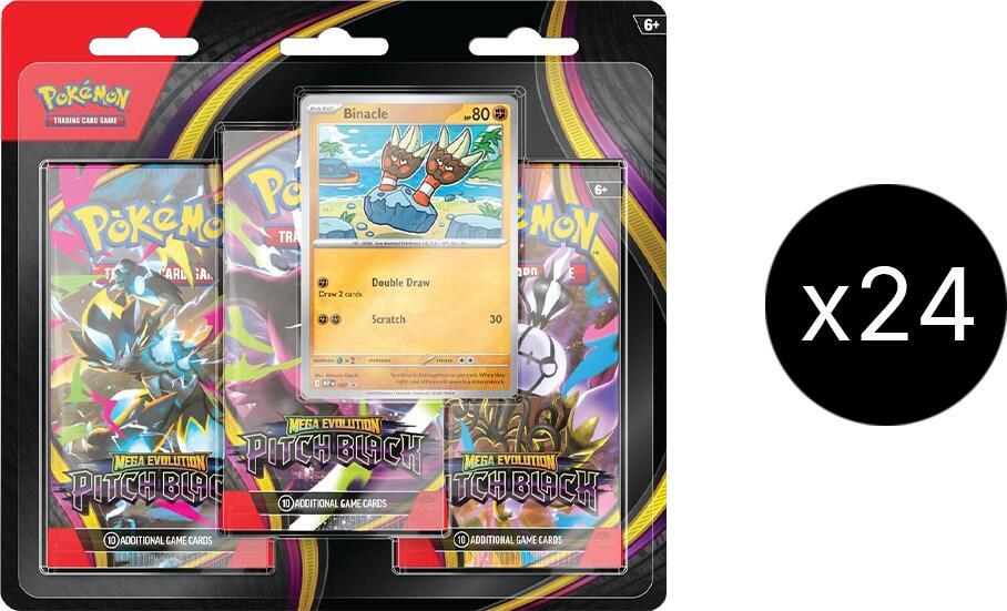 Pitch Black 3-Pack Blister Case - ME05: Pitch Black Pokémon trading card