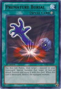 Premature Burial trading card from Battle Pack 2: War of the Giants Premature Burial - Battle Pack 2: War of the Giants YuGiOh trading card