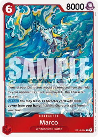 Marco - The Time of Battle (OP16) #OP16-014 - Rare One Piece Trading Card