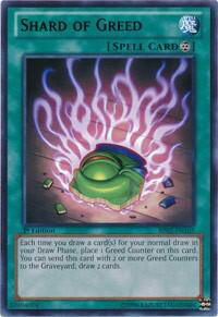 Shard of Greed - Battle Pack 2: War of the Giants (BP02) #BP02-EN165 - Rare YuGiOh Trading Card