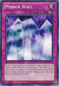 Mirror Wall trading card from Battle Pack 2: War of the Giants Mirror Wall - Battle Pack 2: War of the Giants YuGiOh trading card