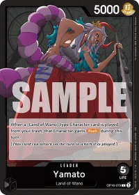 Yamato (079) - The Time of Battle (OP16) #OP16-079 - Leader One Piece Trading Card