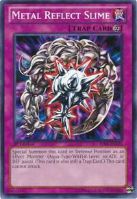 Metal Reflect Slime trading card from Battle Pack 2: War of the Giants Metal Reflect Slime - Battle Pack 2: War of the Giants YuGiOh trading card