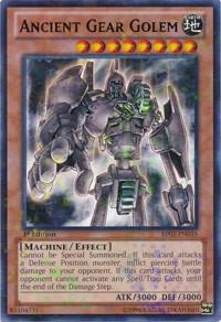 Ancient Gear Golem (Mosaic Rare) - Battle Pack 2: War of the Giants YuGiOh trading card