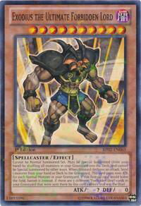Exodius the Ultimate Forbidden Lord (Mosaic Rare) - Battle Pack 2: War of the Giants (BP02) #BP02-EN063 - Rare YuGiOh Trading Card