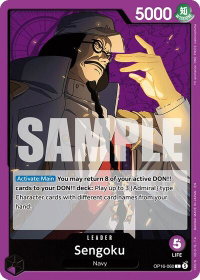 Sengoku (060) - The Time of Battle (OP16) #OP16-060 - Leader One Piece Trading Card