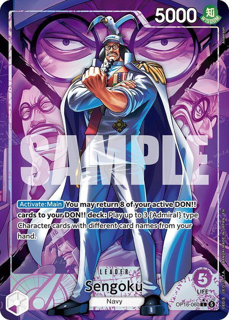 Sengoku (060) (Alternate Art) trading card from The Time of Battle Sengoku (060) (Alternate Art) - The Time of Battle One Piece trading card