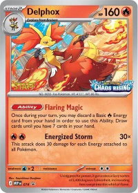 Delphox - 074 [Staff] - ME: Mega Evolution Promo (MEP) #074 - Promo Pokémon Trading Card