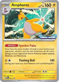 Ampharos - 075 - ME: Mega Evolution Promo (MEP) #075 - Promo Pokémon Trading Card