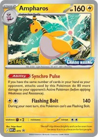 Ampharos - 075 [Staff] - ME: Mega Evolution Promo (MEP) #075 - Promo Pokémon Trading Card