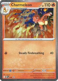 Charmeleon - 079 (Cosmos Holo) - ME: Mega Evolution Promo (MEP) #079 - Promo Pokémon Trading Card