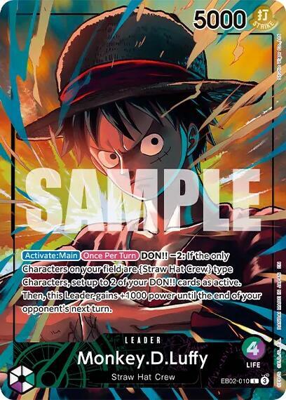 Monkey.D.Luffy (Official Playmat Limited Edition Vol.5) trading card from One Piece Promotion Cards Monkey.D.Luffy (Official Playmat Limited Edition Vol.5) - One Piece Promotion Cards One Piece trading card