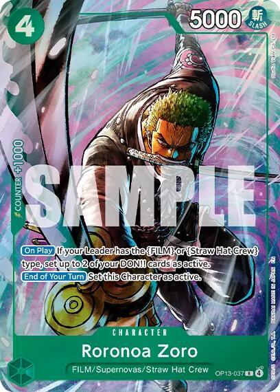 Roronoa Zoro (Premium Card Collection -Best Selection Vol. 6-) trading card from One Piece Promotion Cards Roronoa Zoro (Premium Card Collection -Best Selection Vol. 6-) - One Piece Promotion Cards One Piece trading card