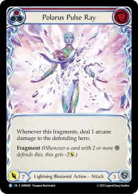 Polarus Pulse Ray (Red) - Omens of the Third Age (OMN) #OMN009 - Rare Flesh and Blood Trading Card