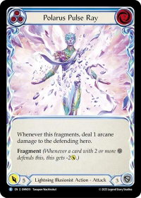 Polarus Pulse Ray (Blue) - Omens of the Third Age (OMN) #OMN011 - Rare Flesh and Blood Trading Card