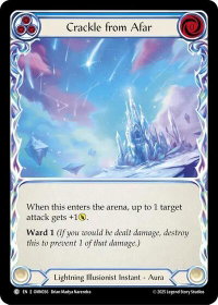 Crackle From Afar - Omens of the Third Age (OMN) #OMN036 - Common Flesh and Blood Trading Card