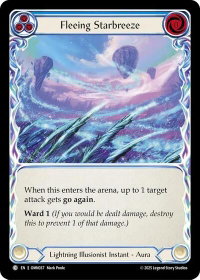 Fleeing Starbreeze - Omens of the Third Age (OMN) #OMN037 - Common Flesh and Blood Trading Card