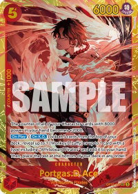 Portgas.D.Ace (118) - The Time of Battle (OP16) #OP16-118 - Secret Rare One Piece Trading Card