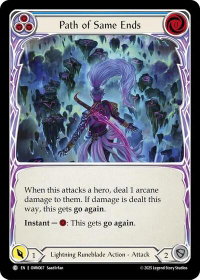 Path of Same Ends (Blue) - Omens of the Third Age (OMN) #OMN067 - Common Flesh and Blood Trading Card