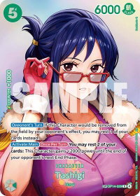 Tashigi (SP) - The Time of Battle (OP16) #OP14-029 - Rare One Piece Trading Card