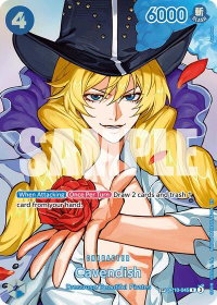 Cavendish (SP) - The Time of Battle (OP16) #OP10-045 - Rare One Piece Trading Card