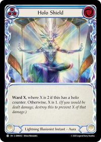 Holo Shield (Blue) - Omens of the Third Age (OMN) #OMN032 - Common Flesh and Blood Trading Card