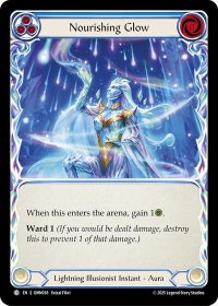 Nourishing Glow (Blue) - Omens of the Third Age (OMN) #OMN038 - Common Flesh and Blood Trading Card