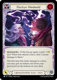Electryn Mindmeld (Yellow) - Omens of the Third Age (OMN) #OMN054 - Rare Flesh and Blood Trading Card